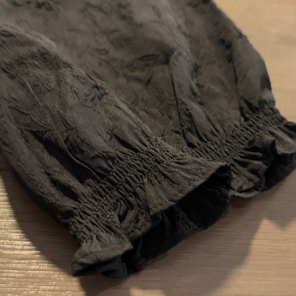 Ted Baker Black Puff-Sleeve Top - Picture 7 of 13